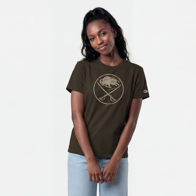 Buffalo Sabres Champion Women's Fall Vibes T-Shirt - Brown