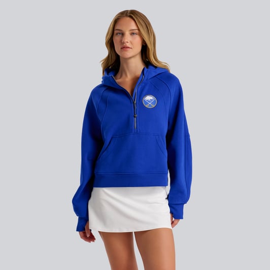 Buffalo Sabres lululemon Women's Scuba Oversized Half-Zip Hoodie - College Cobalt
