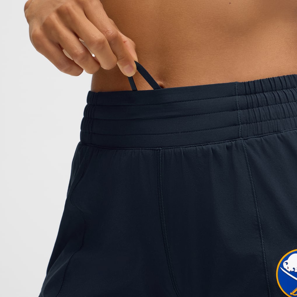 Buffalo Sabres lululemon Women's Hotty Hot High-Rise Lined Short 4" - True Navy
