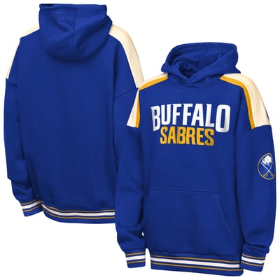  Buffalo Sabres Outerstuff Youth Camaraderie Oversized Fleece Hoodie - Royal