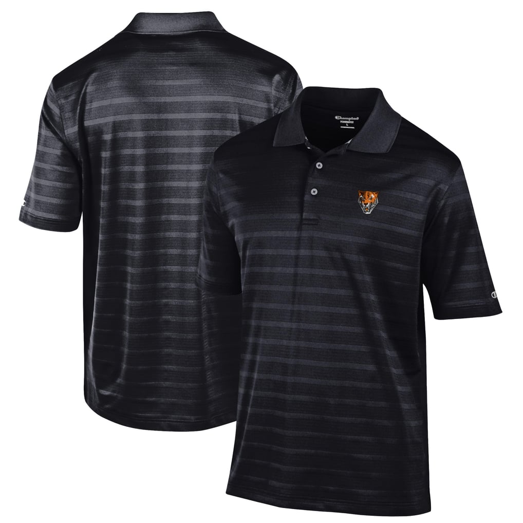 Buffalo State Bengals Champion Relaxed Fit Textured Solid Polo - Black