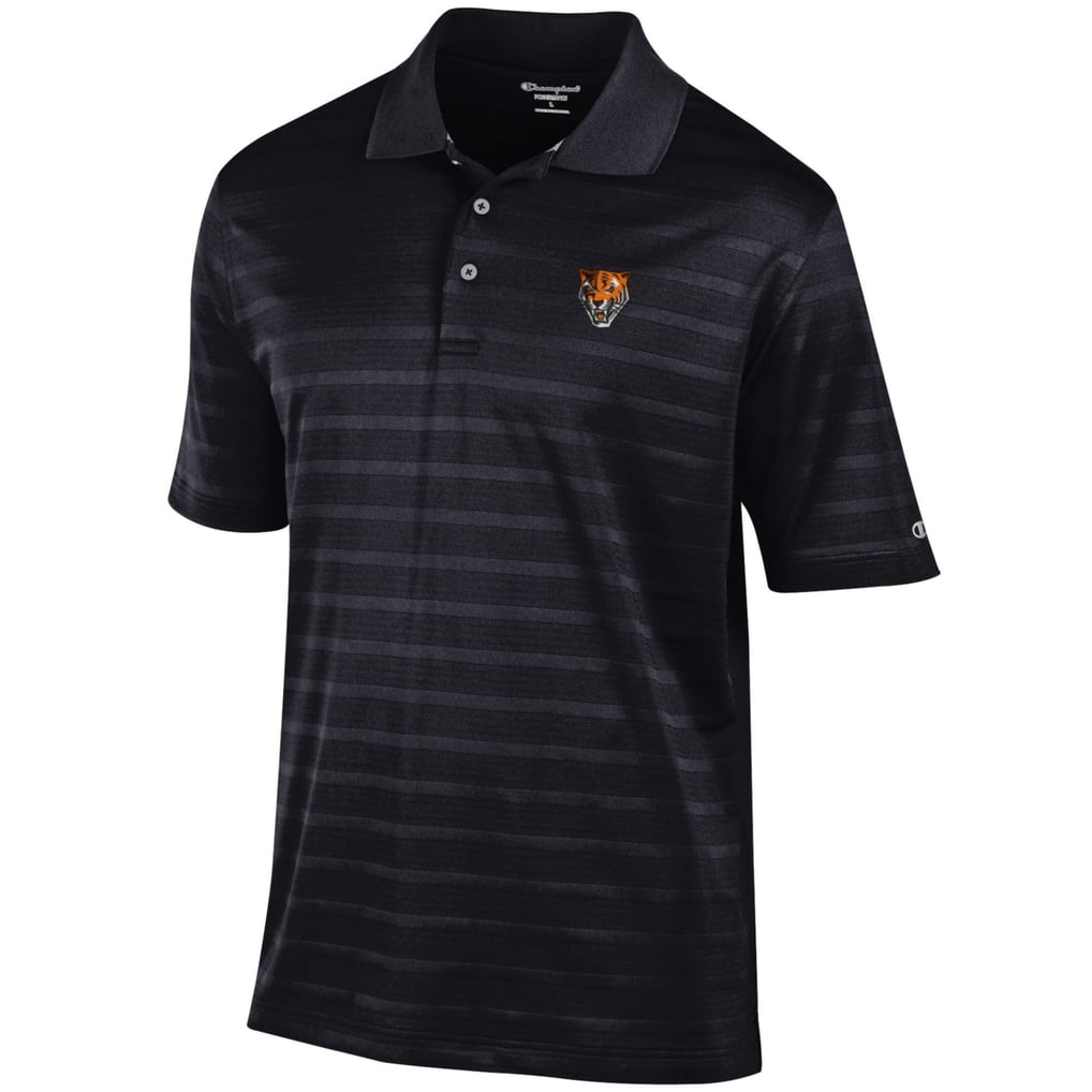 Buffalo State Bengals Champion Relaxed Fit Textured Solid Polo - Black