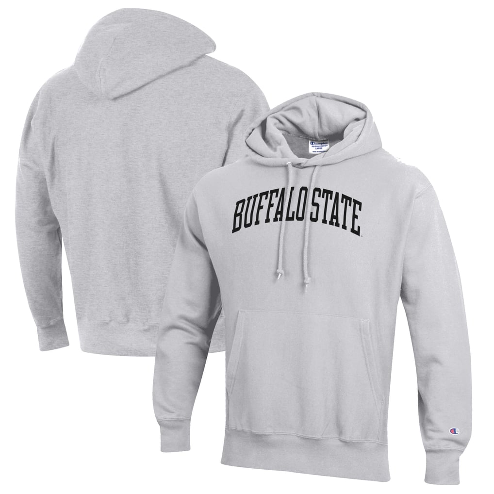 Buffalo State Bengals Champion Reverse Weave Fleece Pullover Hoodie - Heathered Gray