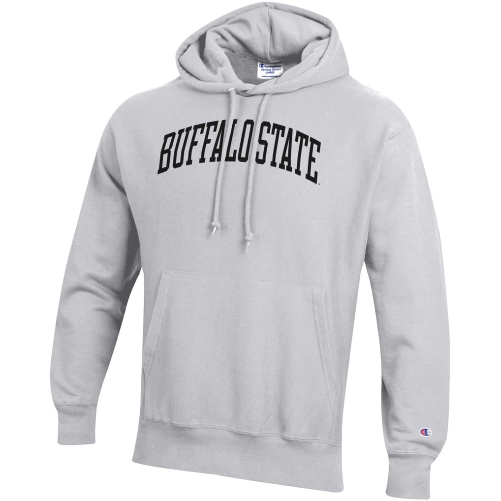 Buffalo State Bengals Champion Reverse Weave Fleece Pullover Hoodie - Heathered Gray