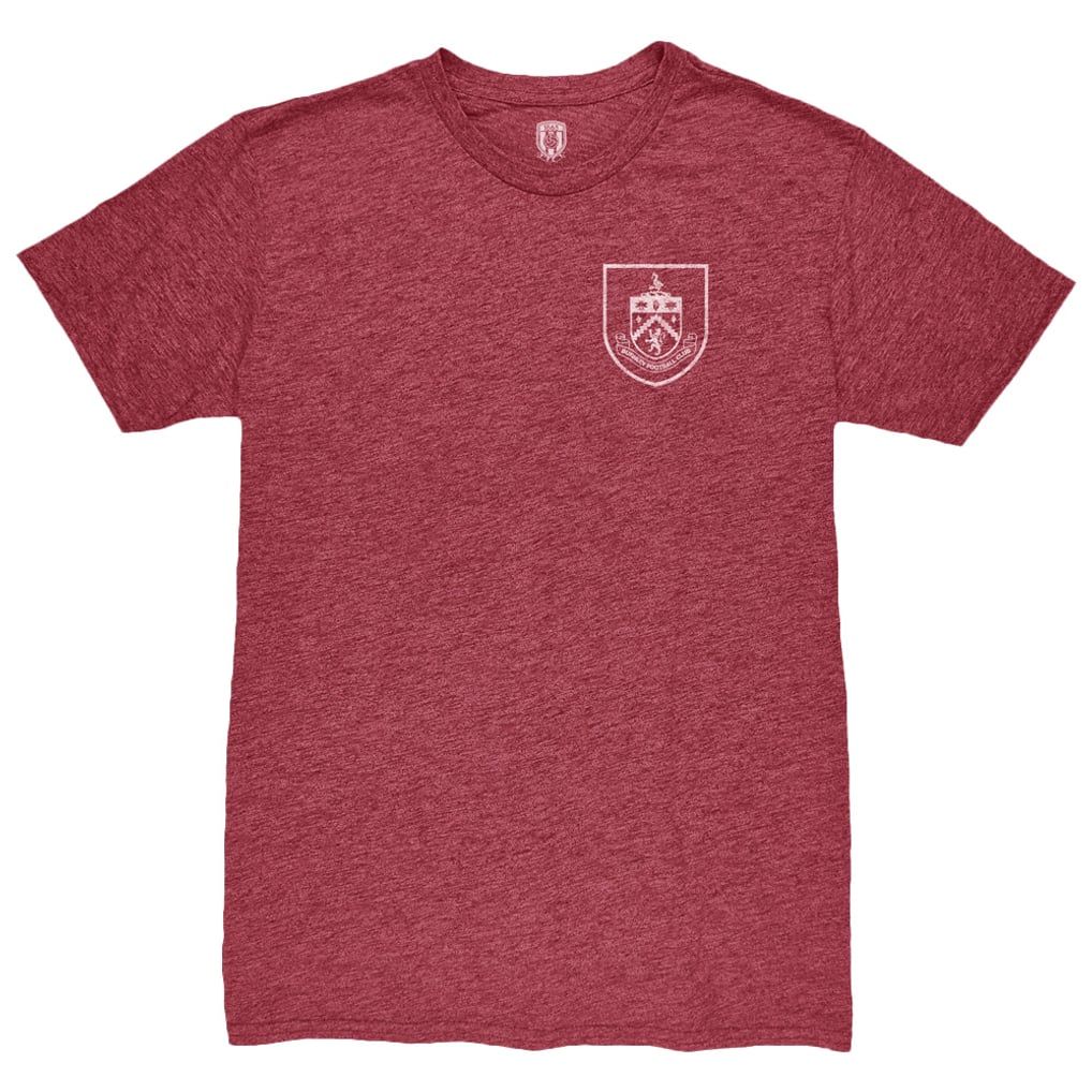  Burnley 1863FC Front Back Date Twisted Tri-Blend T-Shirt - Claret