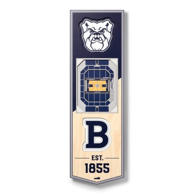 Butler Bulldogs Fanpoint 6'' x 19'' 3D StadiumView Banner