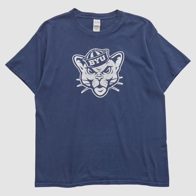 BYU Cougars Gildan 2000s T-shirt - Navy - M by Fanatics Real Vintage