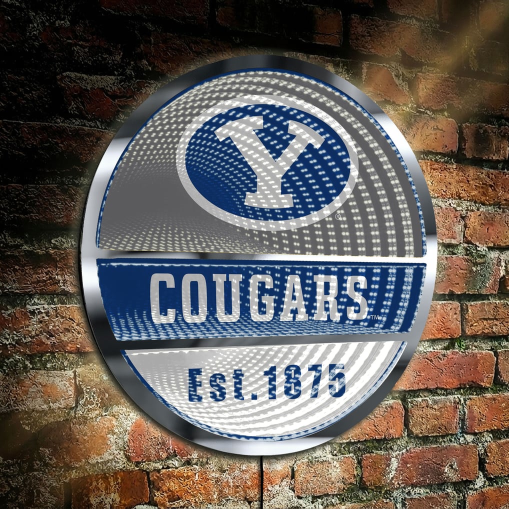 BYU Cougars Three-Cell Circular Infinity Light