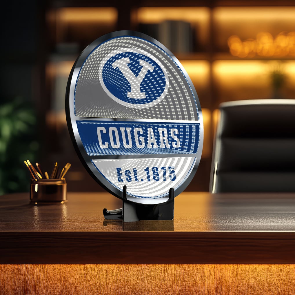 BYU Cougars Three-Cell Circular Infinity Light