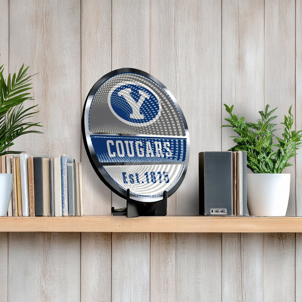 BYU Cougars Three-Cell Circular Infinity Light