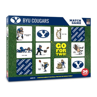 BYU Cougars Fanpoint Licensed Memory Match Game