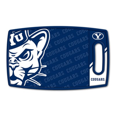 BYU Cougars Fanpoint Logo Series Cutting Board