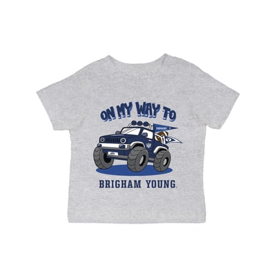 BYU Cougars Vive La Fete Infant On My Way T-Shirt - Gray