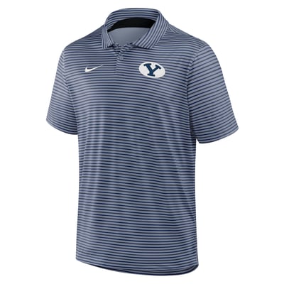 BYU Cougars Nike Dri-FIT Tour Stripe Polo - Navy