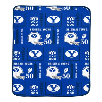 BYU Cougars Pegasus Team Spirit 60" x 70" Ultra Soft Blanket