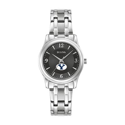 BYU Cougars Bulova Women's Stainless Steel Corporate Collection Watch - Black