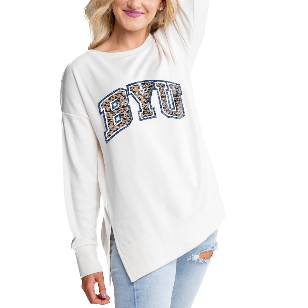BYU Cougars Gameday Couture Women's Legacy Side Split Pullover Top - Cream
