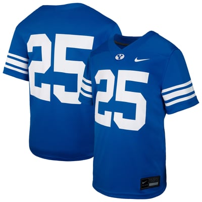 #25 BYU Cougars Nike Youth Untouchable Replica Football Jersey - Royal