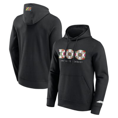 Sergio Perez Cadillac F1 Team Fanatics 300th Start Graphic Hoodie - Black
