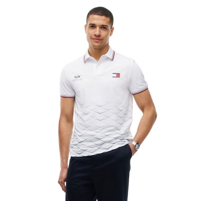 Sergio Perez Cadillac F1 Team Tommy Hilfiger Unisex Mexico Polo - White