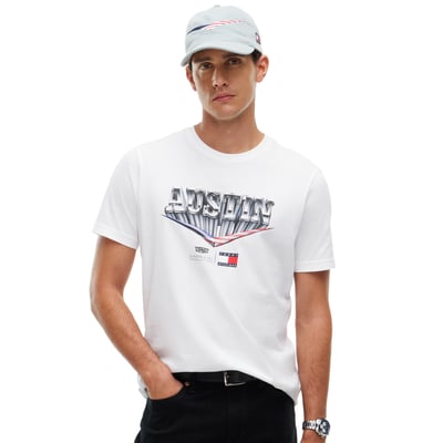 Cadillac F1 Team Tommy Hilfiger Unisex Austin Grand Prix T-Shirt - White