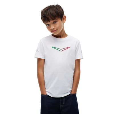 Cadillac F1 Team Tommy Hilfiger Youth Mexico Chevron T-Shirt - White