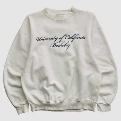 Cal Bears Oarsman 90s Sweatshirt - White - XS by Fanatics Real Vintage