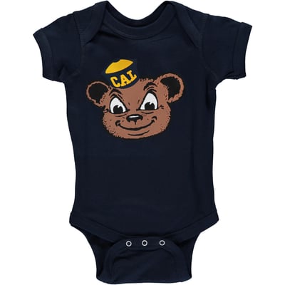 Cal Bears Two Feet Ahead Infant Big Logo Bodysuit - Navy
