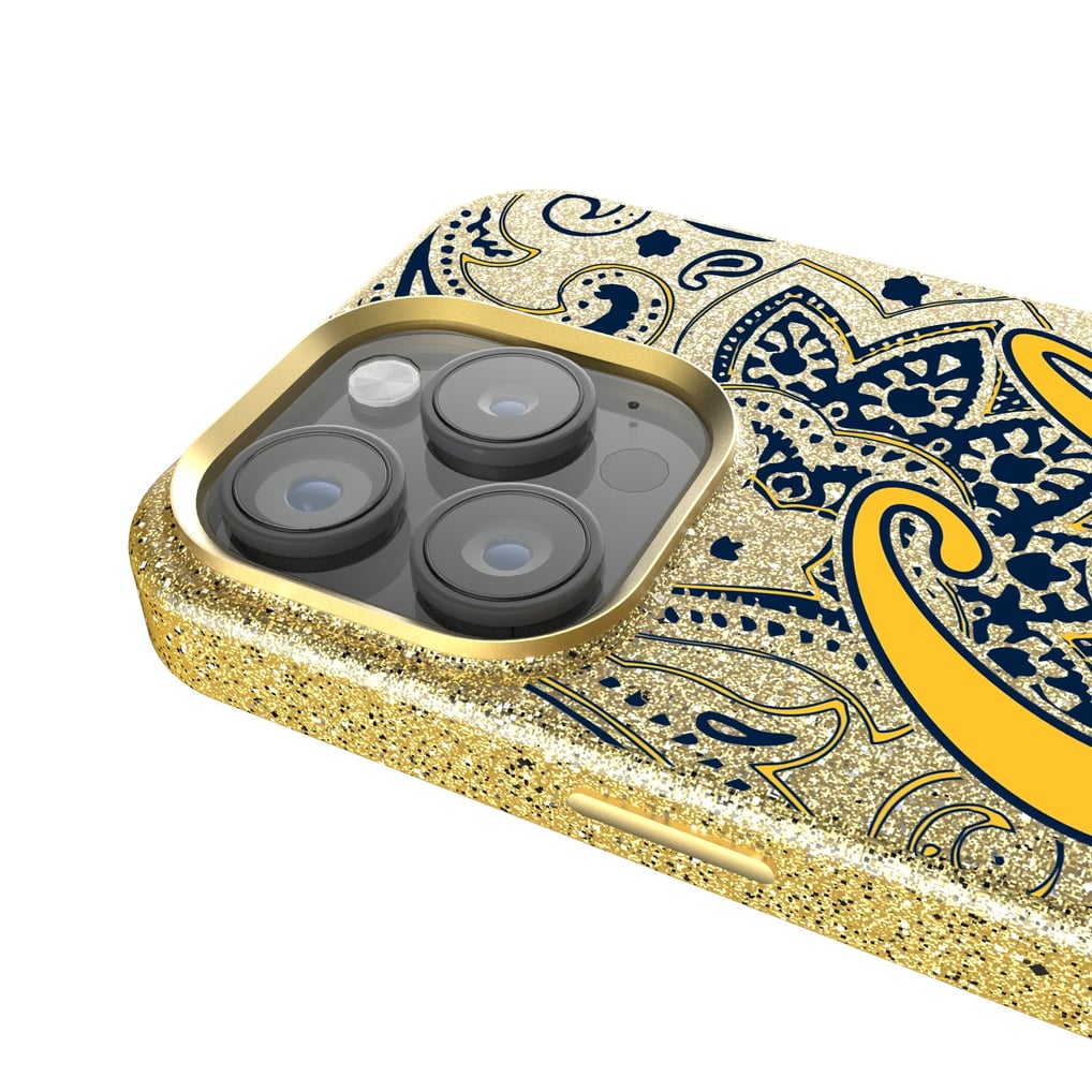 Cal Bears Keyscaper Paisley Bling iPhone Case