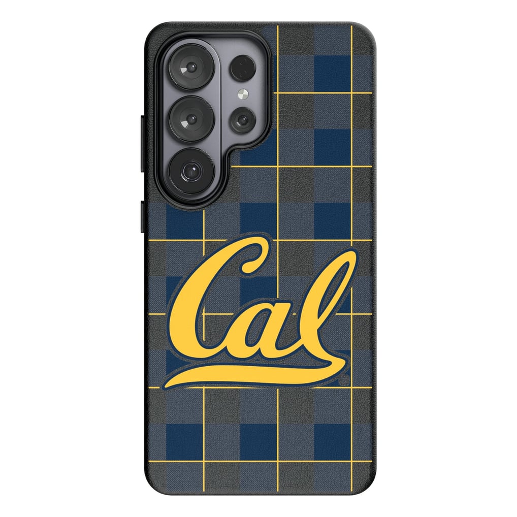 Cal Bears Keyscaper Plaid Galaxy Magnetic Bump Case
