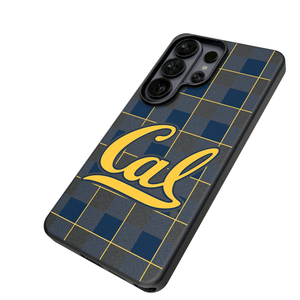 Cal Bears Keyscaper Plaid Galaxy Magnetic Bump Case