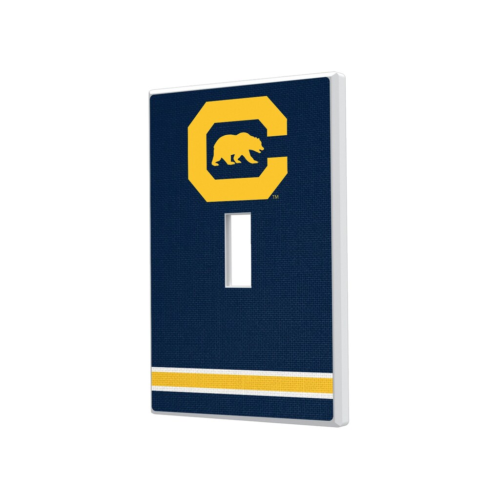 Cal Bears Keyscaper Stripe Design Single Toggle Lightswitch Plate