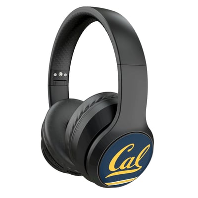 Cal Bears Keyscaper Stripe Wireless Bluetooth Headphones With Case