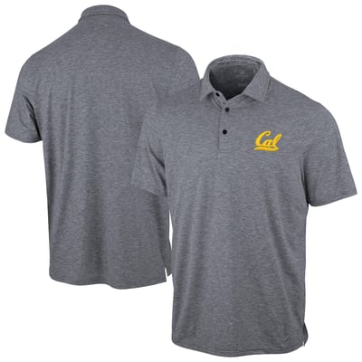 Cal Bears Antigua Static Polo - Heather Navy
