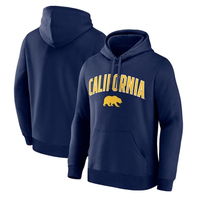  Cal Bears Logo Athletic Primary Logo Fleece Pullover Hoodie - Navy