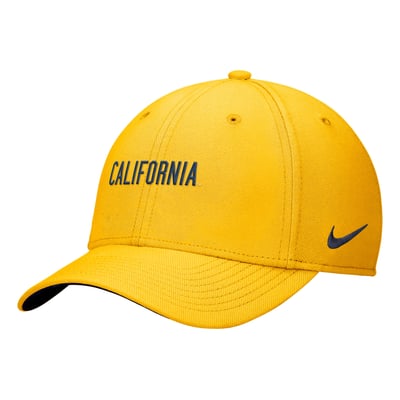 Cal Bears Nike Primetime SwooshFlex Dri-FIT Hat - Gold
