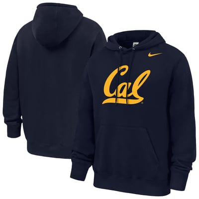 Cal Bears Nike Club Fleece Hoodie - Navy