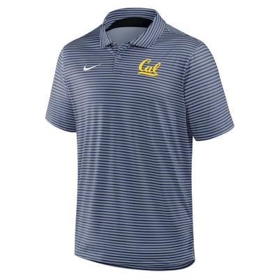 Cal Bears Nike Dri-FIT Tour Stripe Polo - Navy