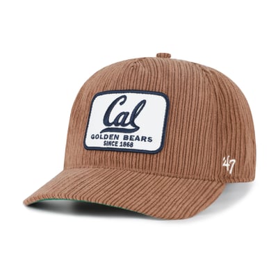 Cal Bears '47 Unisex Corduroy Patch Hitch Adjustable Hat - Brown