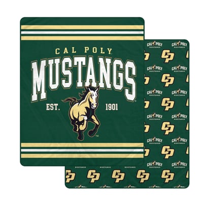 Cal Poly Mustangs Pegasus Legacy Arch Double-Sided 60" x 70" Blanket