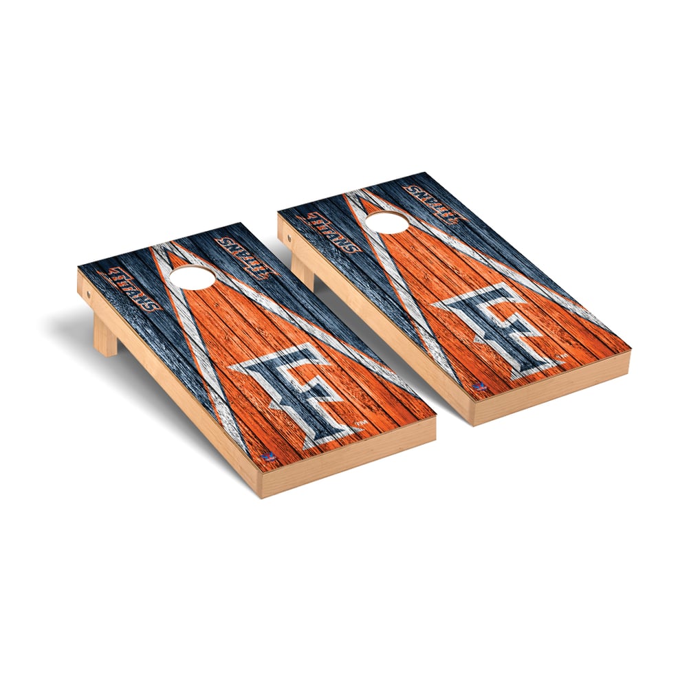 Cal State Fullerton Titans 2' x 4' Vintage Triangle Design Regulation Cornhole Board Set