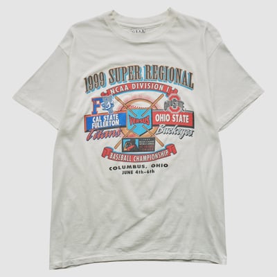 Cal State Fullerton Titans Gear For Sports 1999 T-shirt - White - L by Fanatics Real Vintage