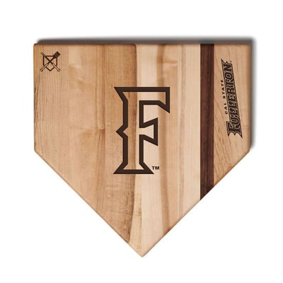 Cal State Fullerton Titans Jardine Baseball BBQ 12" x 12" Home Plate Cutting Board