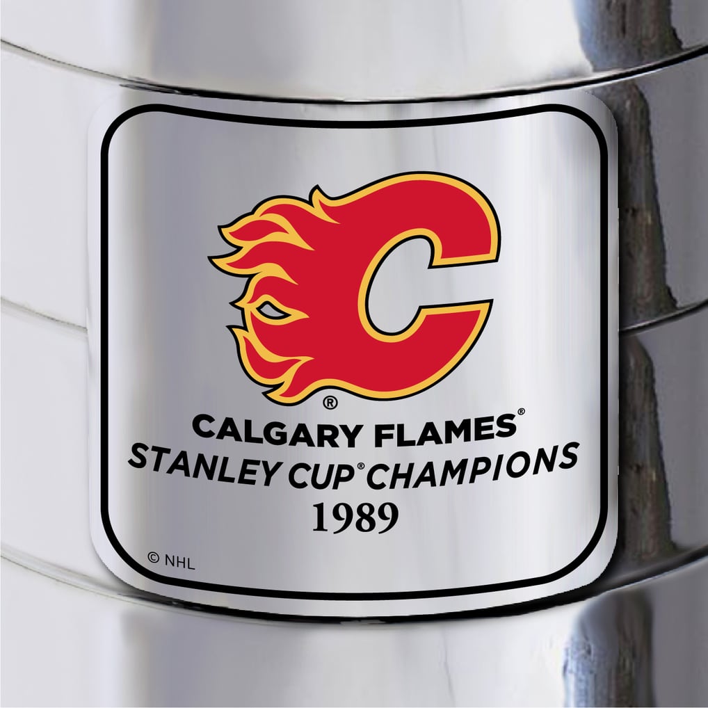 Calgary Flames 1989 Stanley Cup Champions 25'' Replica Team Trophy