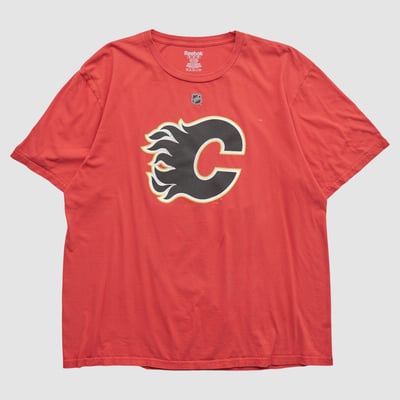 Calgary Flames Reebok 2010s T-shirt - Red - L by Fanatics Real Vintage