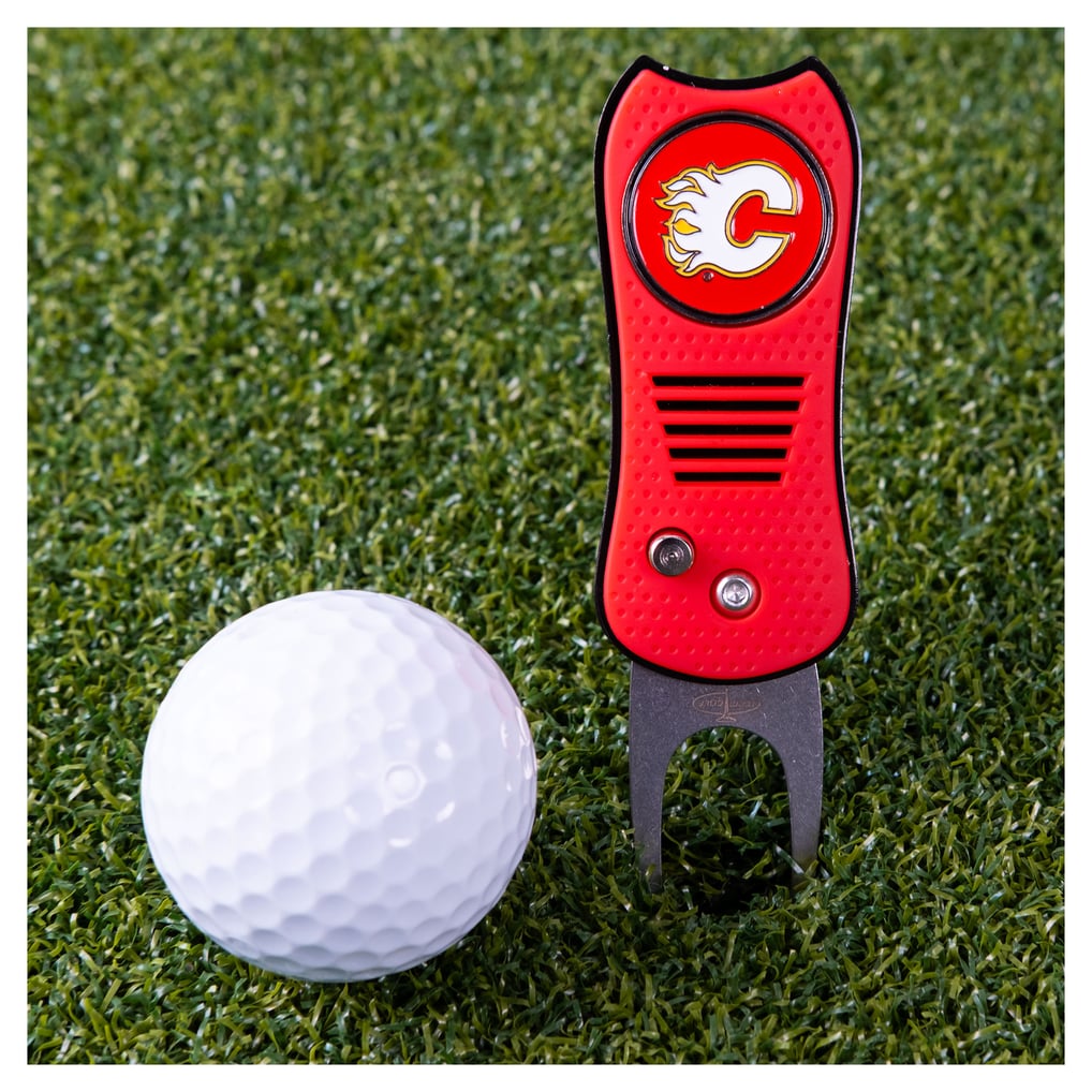 Calgary Flames Switchblade Divot Tool With Magnetic Ball Marker