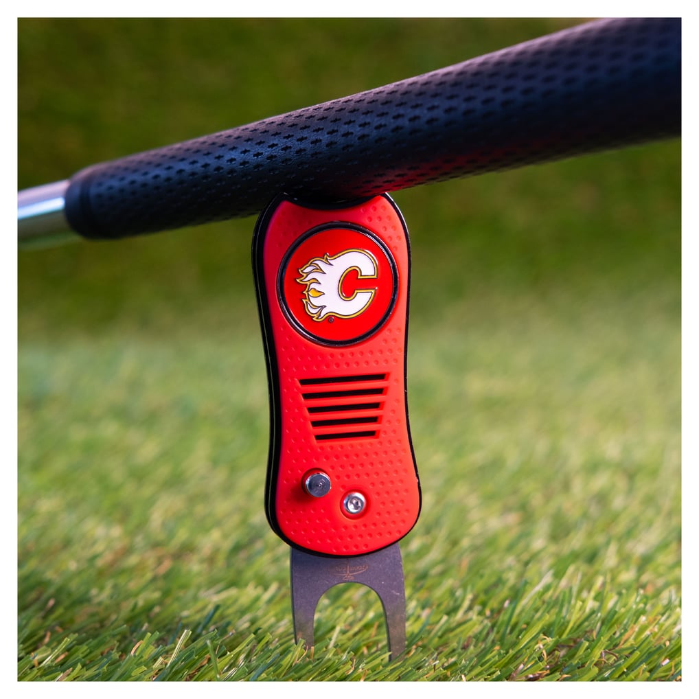 Calgary Flames Switchblade Divot Tool With Magnetic Ball Marker