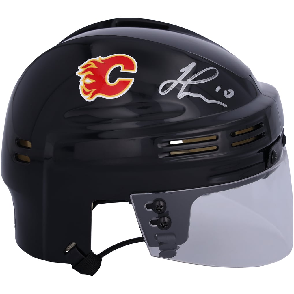 Jonathan Huberdeau Calgary Flames Fanatics Authentic Autographed Black Mini Helmet