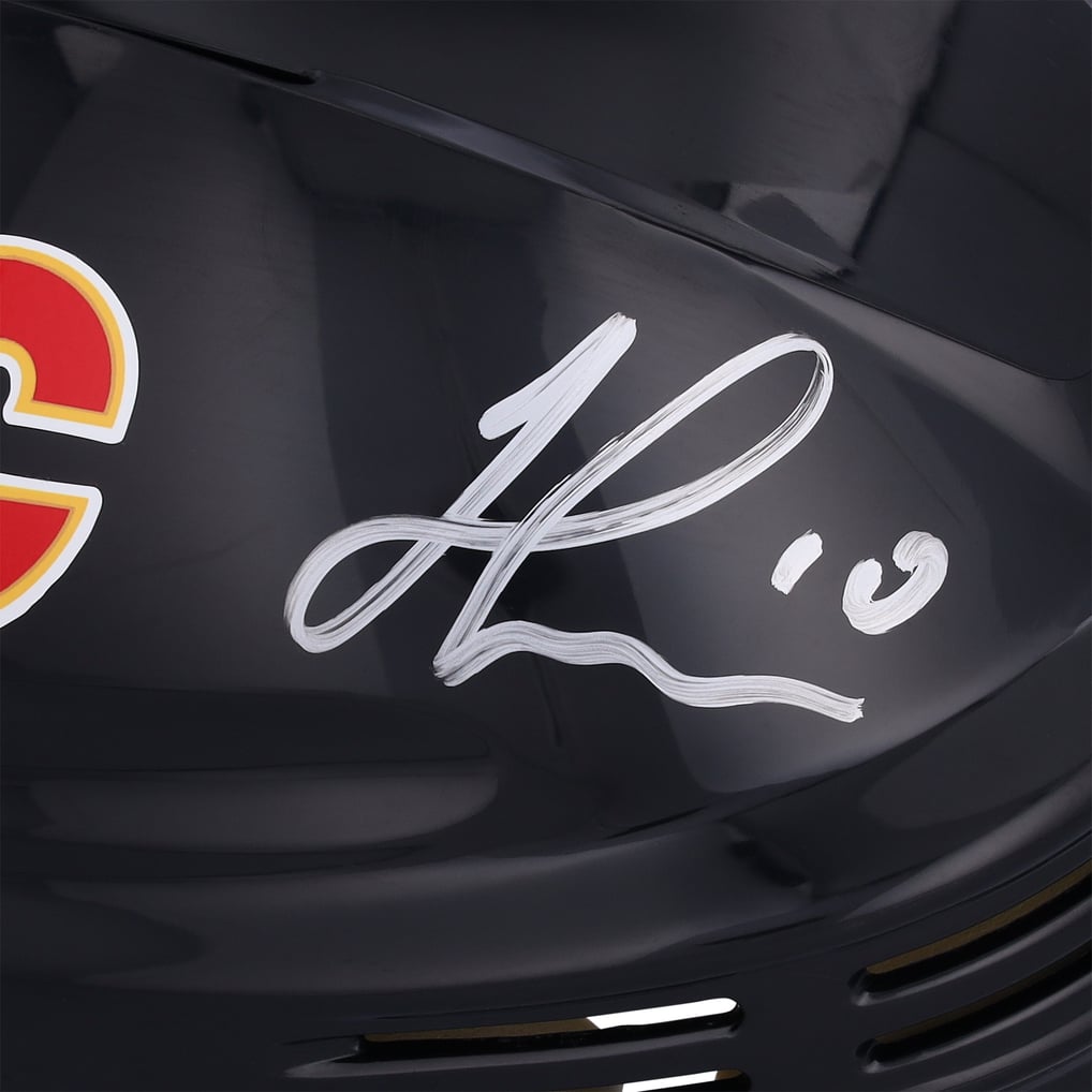 Jonathan Huberdeau Calgary Flames Fanatics Authentic Autographed Black Mini Helmet