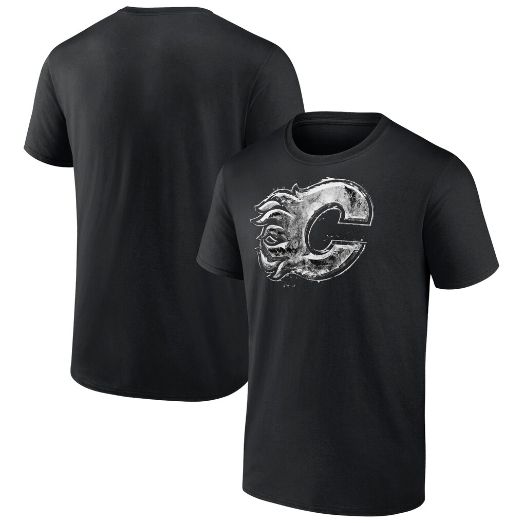 Calgary Flames Iced Out T-Shirt - Black
